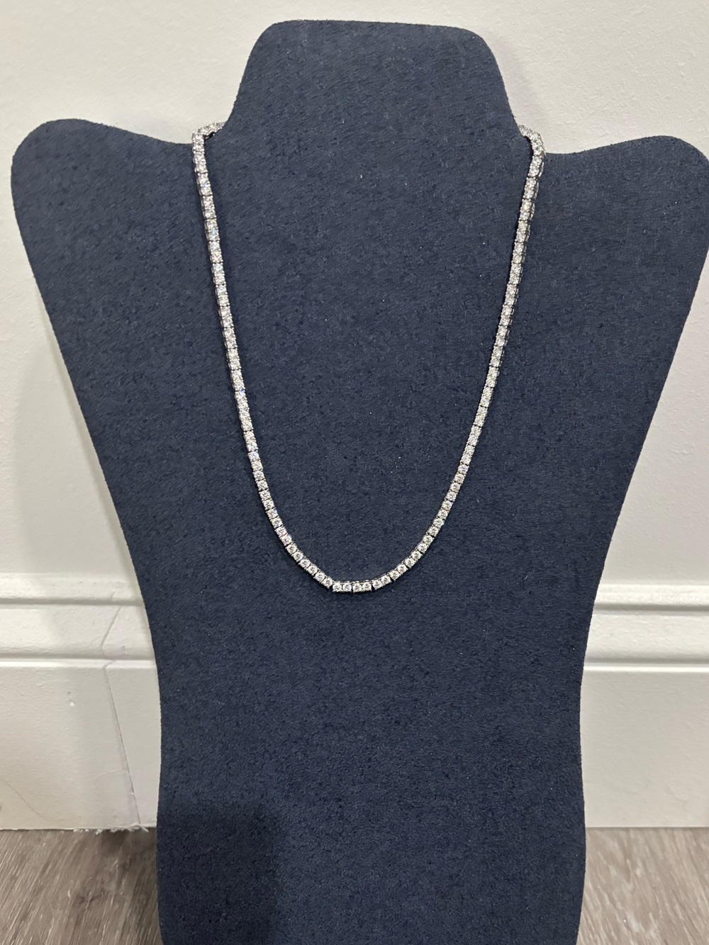 Melinda Maria Heiress Tennis Necklace 3mm (Silver) NEW - Never Worn - Picture 3 of 9
